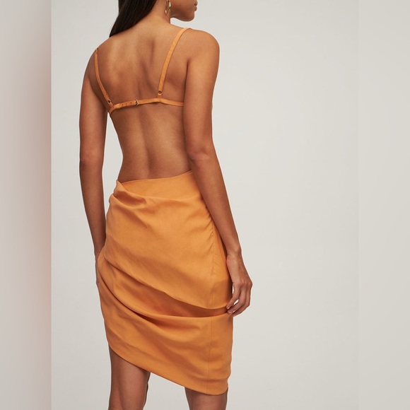 Jacquemus Orange Midi Dress - Picture 2 of 5